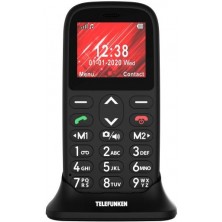 Telefono Telefunken S410 Senior GSM 2G Nero Monoblocco