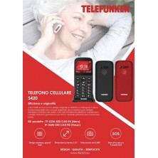 Telefono Cellulare Telefunken S420 con LCD 2.31 Rosso