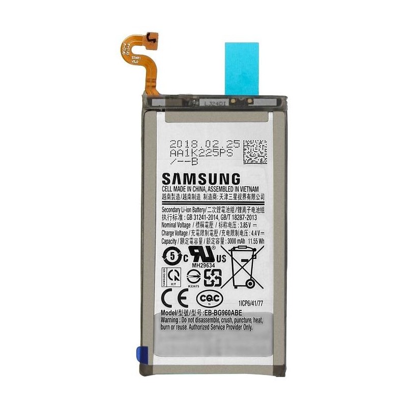 EB-BG960ABE Samsung S9 Battery Li-Ion 3000mAh Bulk