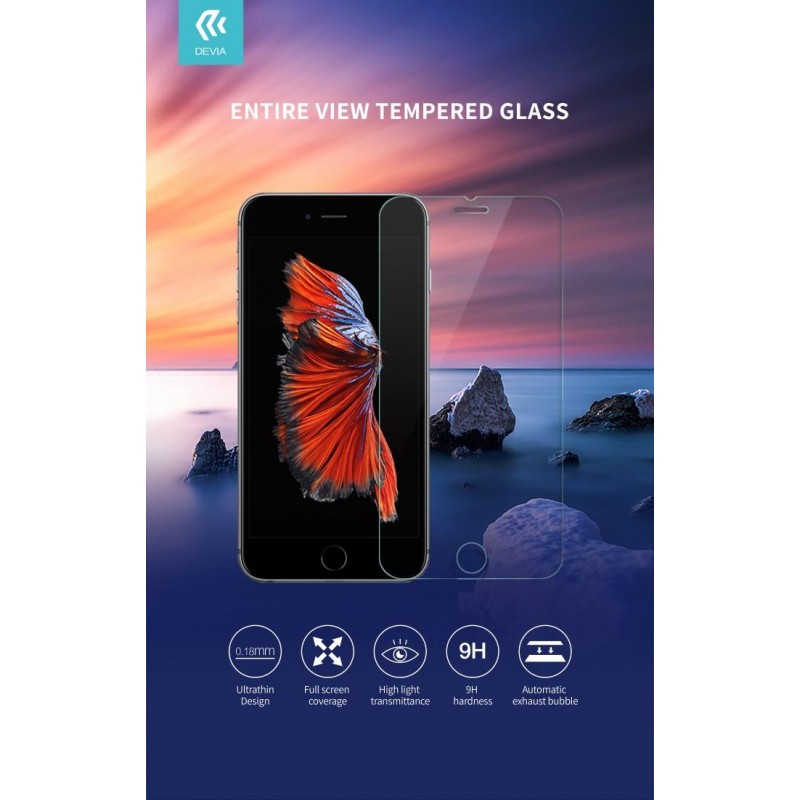 Entire view tempered glass for iPhone SE2
