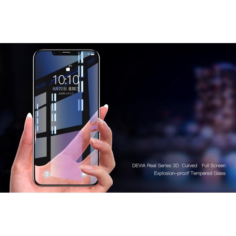 Real Series 3D Full Screen Temperate glass for iPhone Xs Max