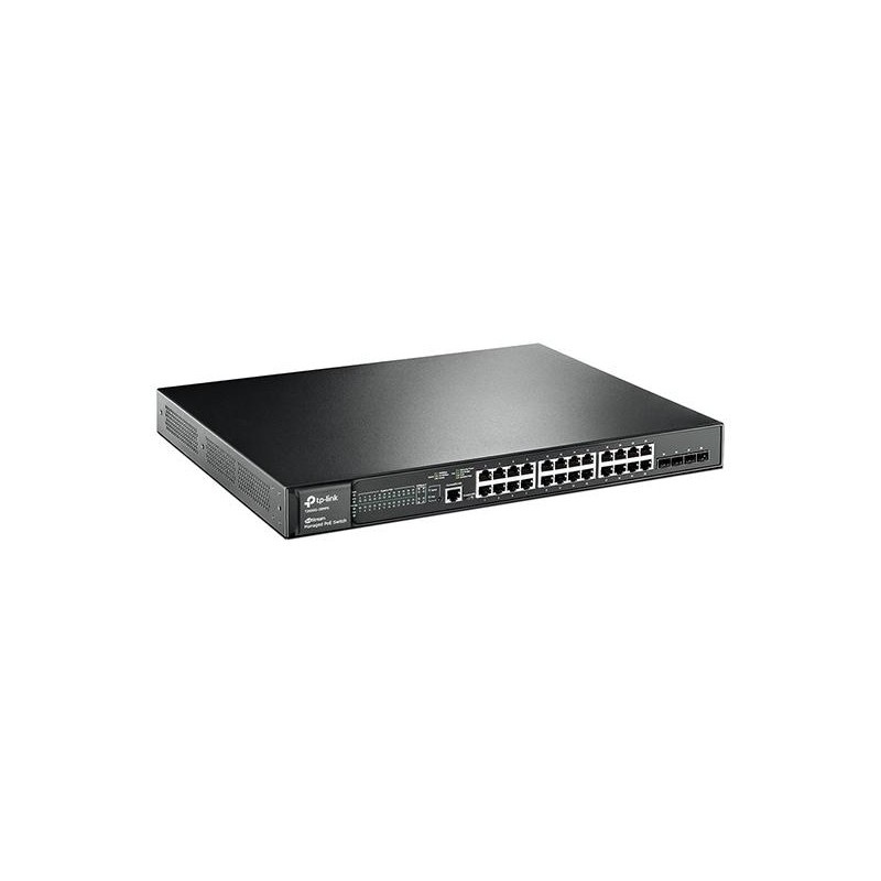 Switch Managed L2+ 24 port Gigabit 4 SFP T2600G-28MPS