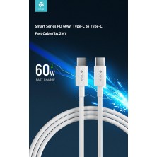 Smart Series PD 60W  Type-C to Type-C Fast Cable 3A - 2M 