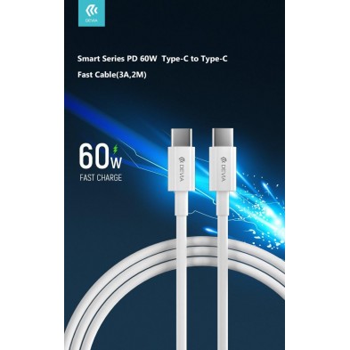 Smart Series PD 60W  Type-C to Type-C Fast Cable 3A - 2M 