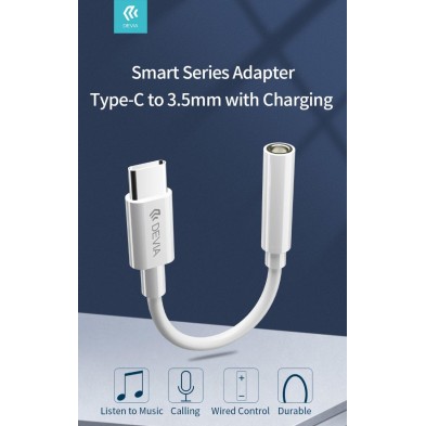 Audio adapter for headphones from Type-C plug to 3.5mm Jack