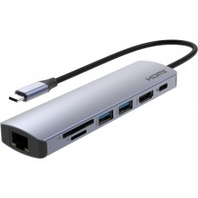 USB-C to HDMI 4K60Hz(4:4:4) HDR + USB3.0/3.1/3.2 Gen1(5Gbps)