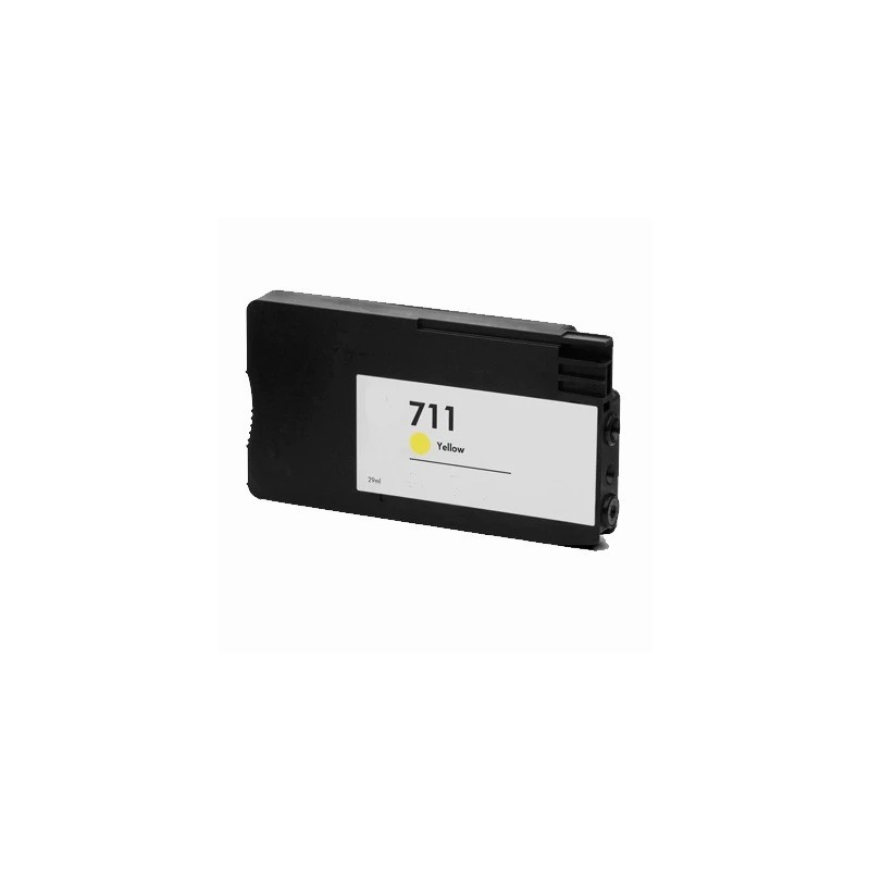 HP 711 29ml Pigment amarillo compatible HPT120,T125,T130,T520,T525,T530H711