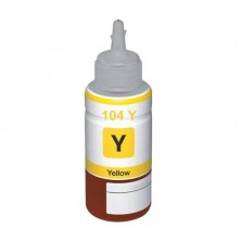 Epson 104 amarillo Dye 70ML compatible ET-2710,2711,2720,2726,4700C13T00P440