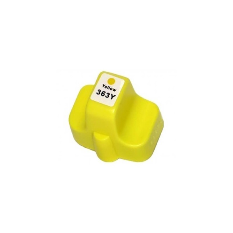 HP 363XL 18ML amarillo compatible CON CHIP,3108 AIO, 3110 AIO, HP C8773E 363Y