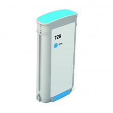 HP 728/HPF9J67A 130ml cian compatible Hp Designjet T730 ,T830