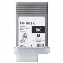 Canon PFI102 negro 130ml Dye compatible para Canon IPF500,IPF600,IPF700,LP17,LP24