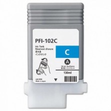Canon PFI102 cian 130ml Dye compatible para Canon IPF500,IPF600,IPF700,LP17,LP24