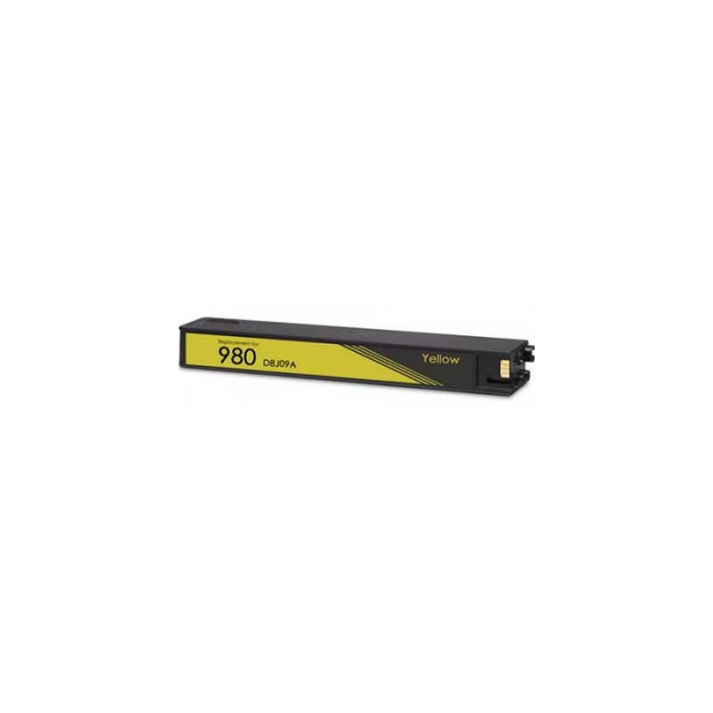 HP 980XL/D8J09A 120ML amarillo tóner compatible HP X555DN,X555XH,X585F,X585Z-6.6K