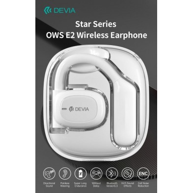 TWS-OWS E2 EM043 Earphones White external earcups