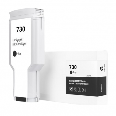 HP P2V72A/730X Gris 300ML Dye Reman T1600,T1700,T2600