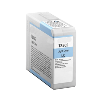 Epson T8505 cian claro 80ML Pigmento compa SC-P800DES,P800SE,P800SP