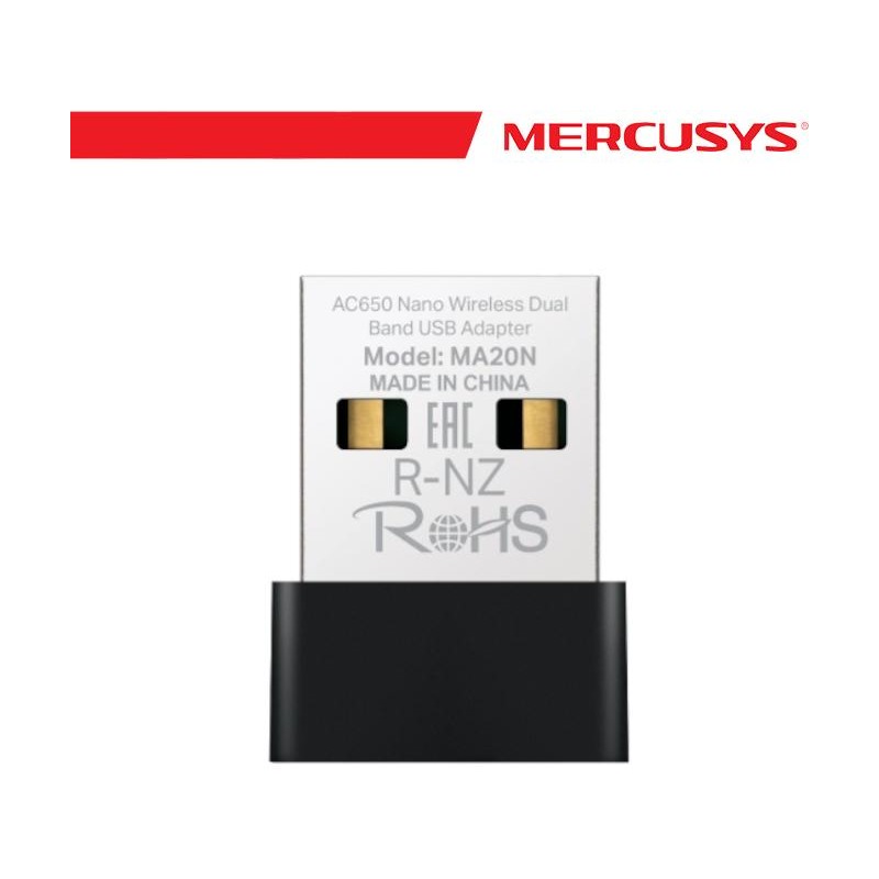 Mercusys AC650 Nano Wireless Dual Band USB Adapter