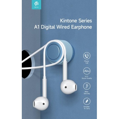 Kintone Series A1 Digital Wired Earphone Type-C White