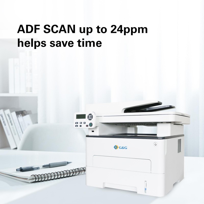 G&G M4100DW Multifunzione A4, 33ppm ,Wi-Fi, Flatbed & ADF 