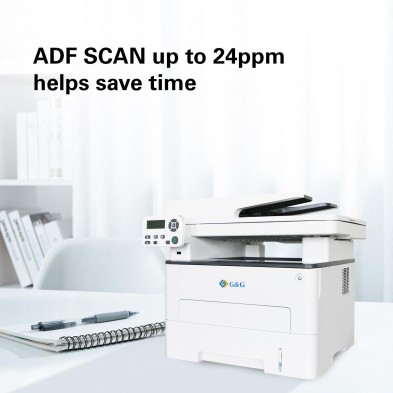 G&G M4100DW Multifunzione A4, 33ppm ,Wi-Fi, Flatbed & ADF 