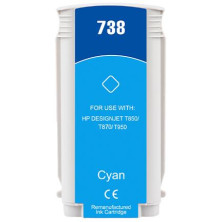 130ML Cyan Reman HP DesignJet T850,T870,XT870,XT950498N5A