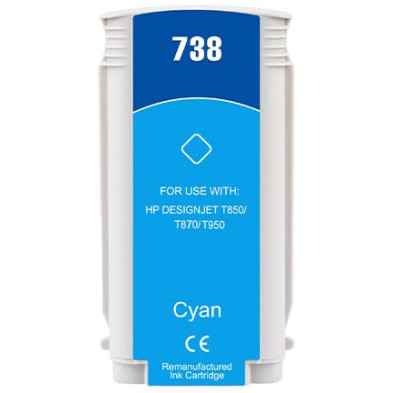 130ML Cyan Reman HP DesignJet T850,T870,XT870,XT950498N5A