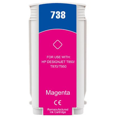 130ML Magenta Reman HP DesignJet T850,T870,XT870,XT950498N6A