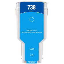 300ML Cyan Reman HP DesignJet T850,T870,XT870,XT950676M6A