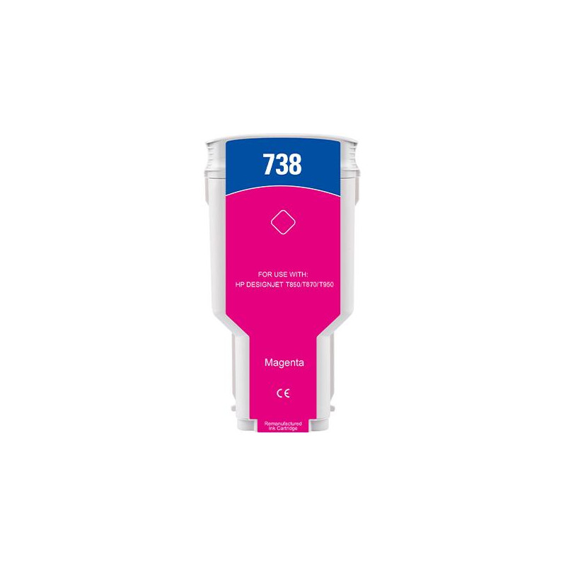 300ML Magenta Reman HP DesignJet T850,T870,XT870,XT950676M7A