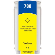 130ML Yellow Reman HP DesignJet T850,T870,XT870,XT950498N7A