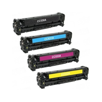 Yellow universal HP CC532A/CE412A/CF382A Canon 718Y-2.8K