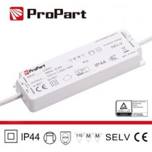 Driver IP44 24V 15W 0.62A Size:130*42*17mm