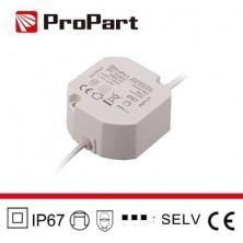 Driver Switching: IP67 24V 20W 0.83A Size:59*59*28mm