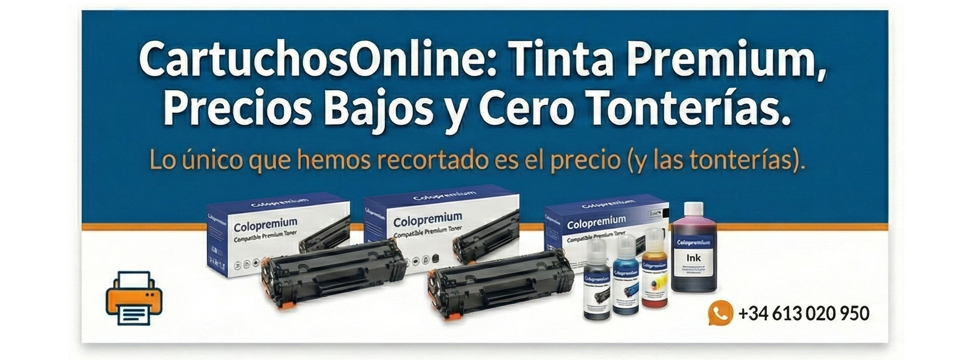 Cartuchosonline, tinta premium, precios bajos